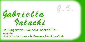 gabriella valachi business card